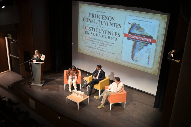 Eduardo Del Castillo lanza su libro sobre la historia constitucional de Sudamérica