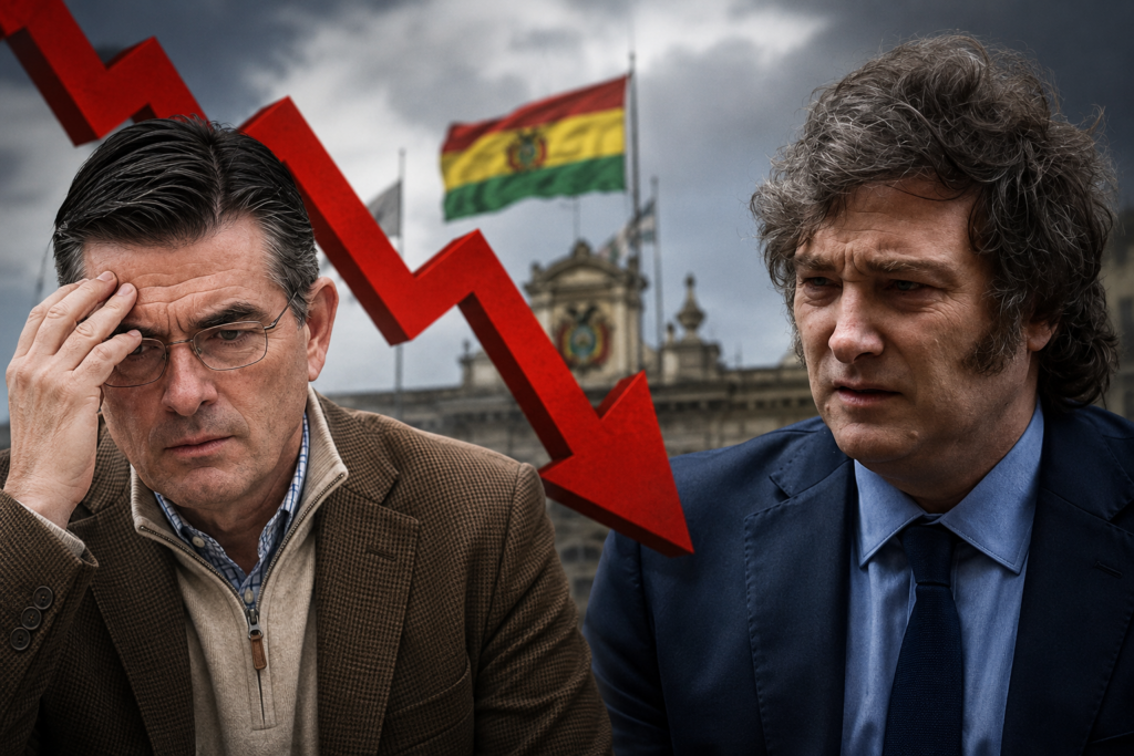 Desafíos para Milei y Paz: Disminuye el apoyo popular en Argentina y Bolivia