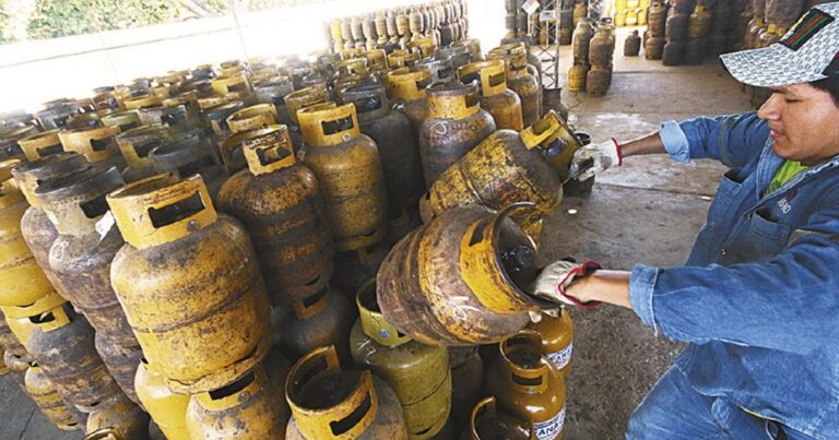 El precio de la garrafa de gas podría alcanzar Bs 120