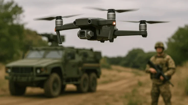 Operadores de fuerzas especiales realizan ejercicio nocturno con drones contra el narcoterrorismo