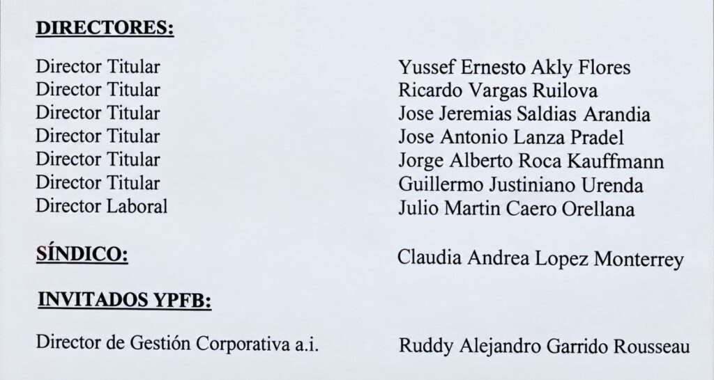 Controversia en YPFB Refinación por nombramiento familiar