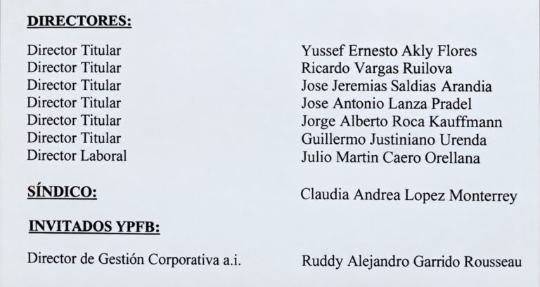 Controversia en YPFB Refinación por nombramiento familiar
