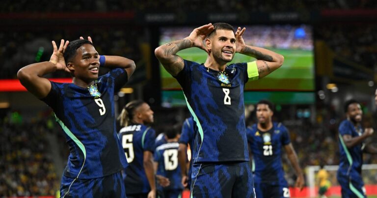 Brasil se impone a Australia con un contundente 4-2