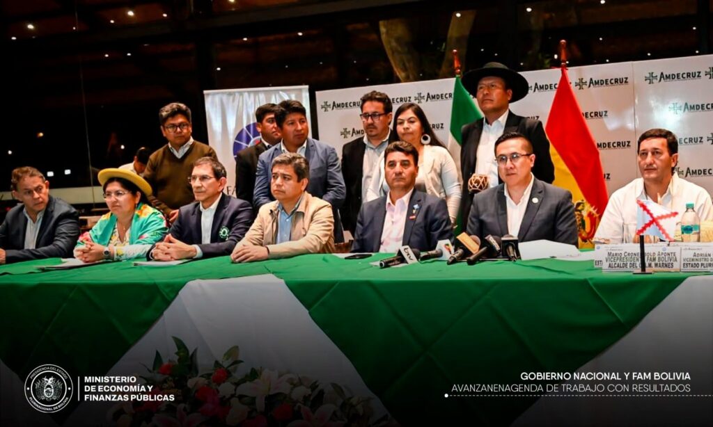 Gobierno y FAM Bolivia acuerdan medidas para mejorar la gestión municipal