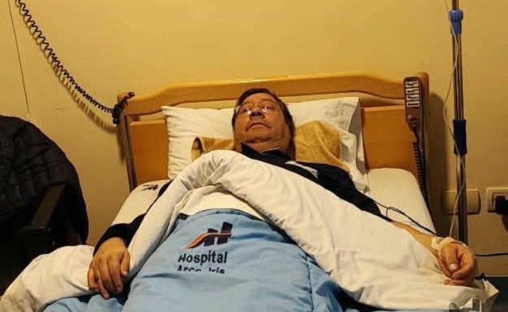 Luis Arce permanece hospitalizado con lesiones en el riñón