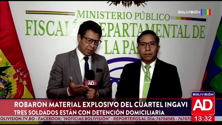 Tres soldados bajo arresto domiciliario por robo en el cuartel Ingavi