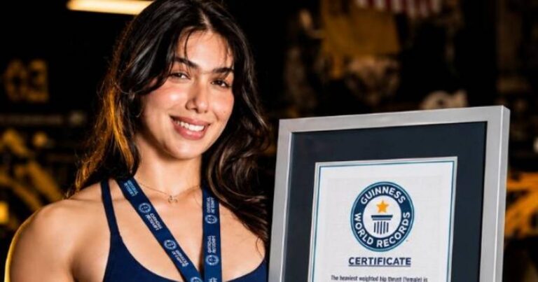 Lilian Zamora rompe récord Guinness al levantar 289,90 kilos en hip thrust
