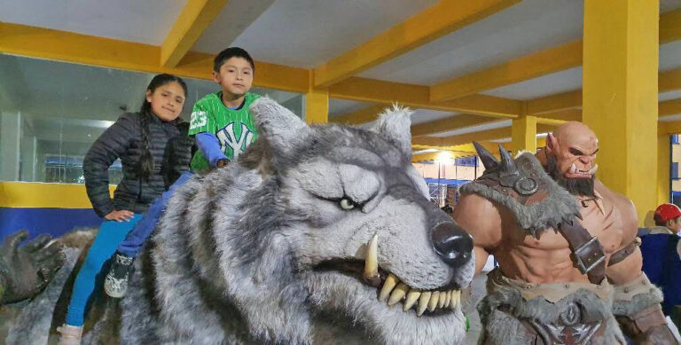 Ramiro Sirpa transforma la ficción en realidad en el Parque de las Culturas