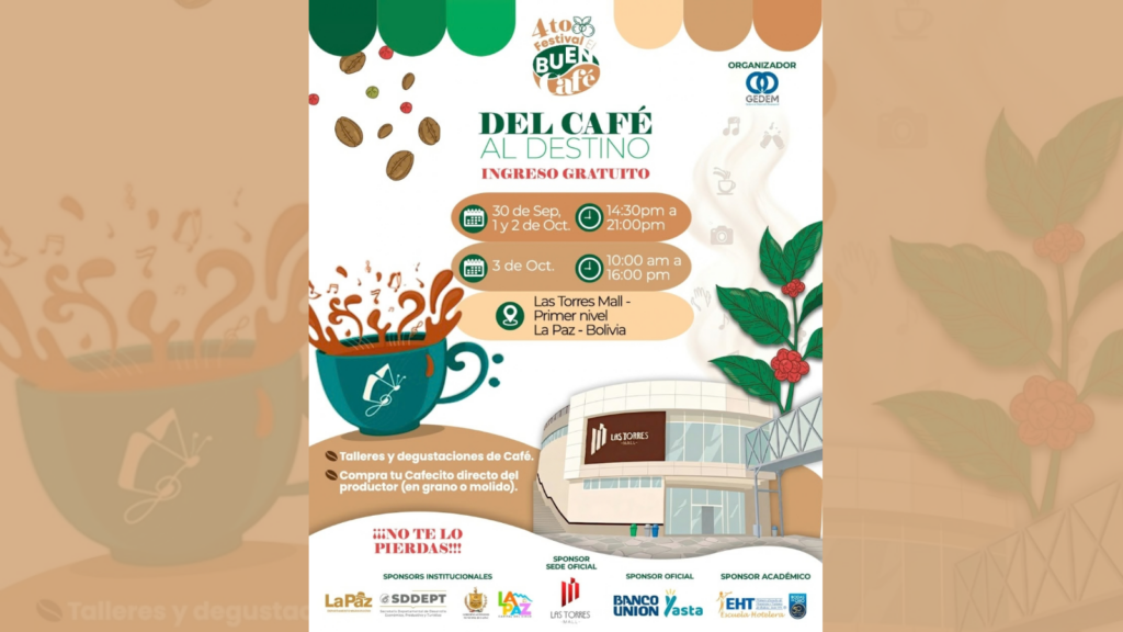 La Paz da la bienvenida al 4to Festival "El Buen Café" con actividades gratuitas