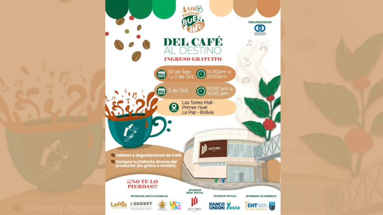 La Paz da la bienvenida al 4to Festival "El Buen Café" con actividades gratuitas