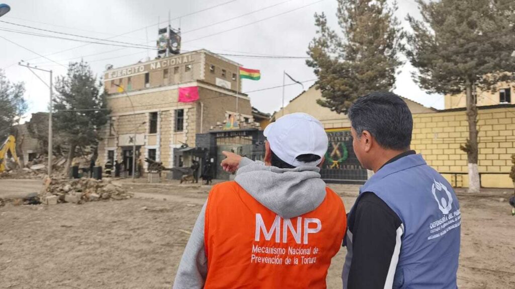 Monitoreo de la Defensoría en Viacha tras explosiones