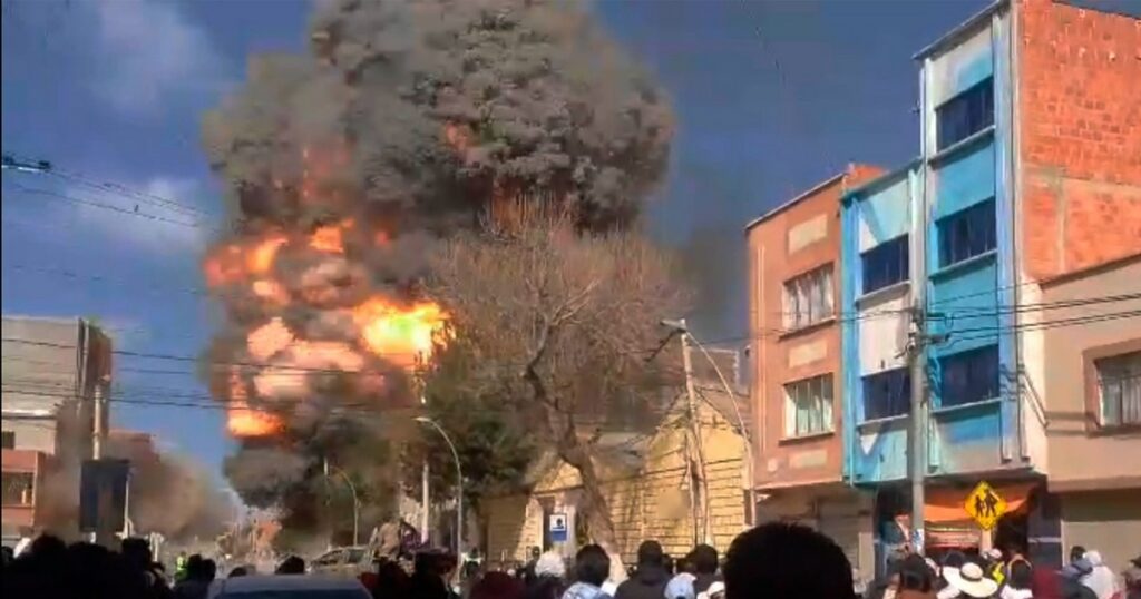 Viacha establece tres días de duelo por las víctimas de la explosión en el Regimiento Bolívar