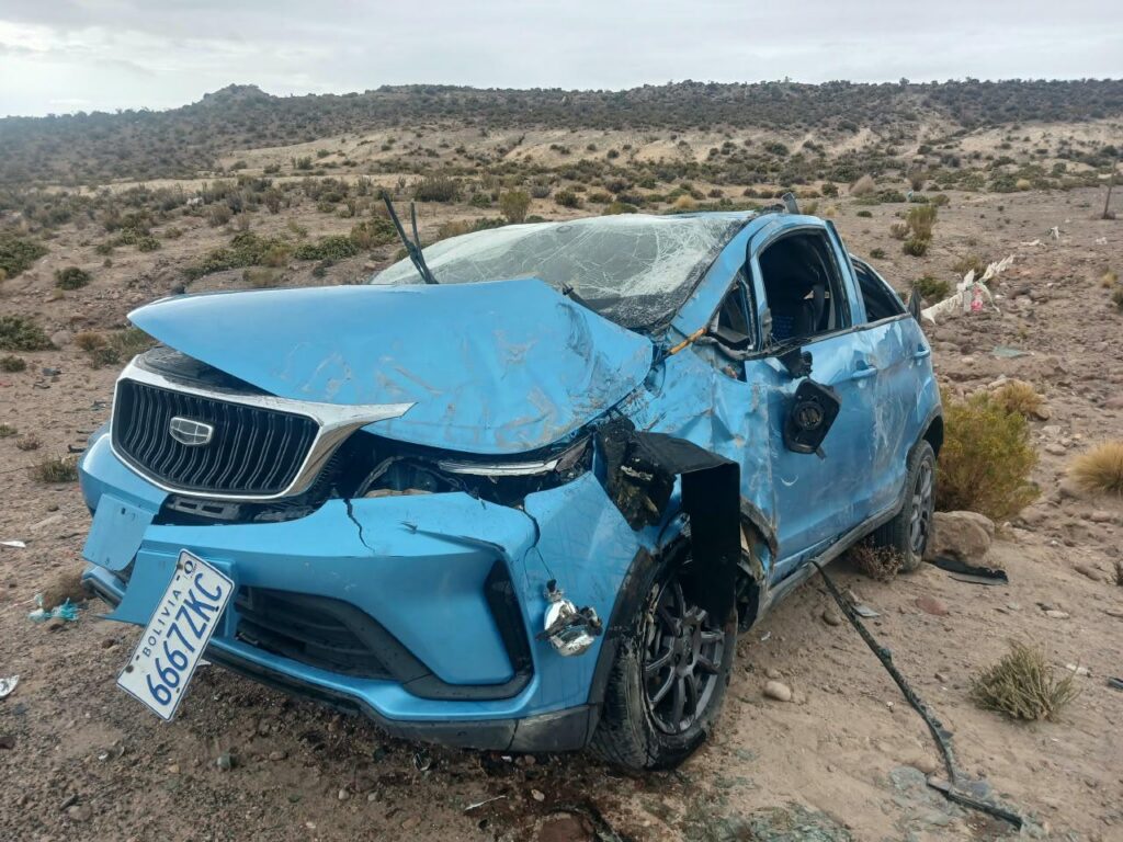 Accidente en la ruta Escara-Pisiga ocasiona un muerto y tres heridos