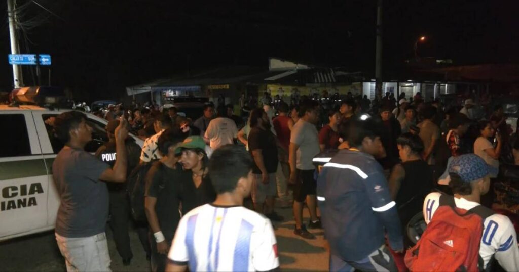 Conflicto en el mercado Satélite Norte: comerciantes alertan sobre saqueos