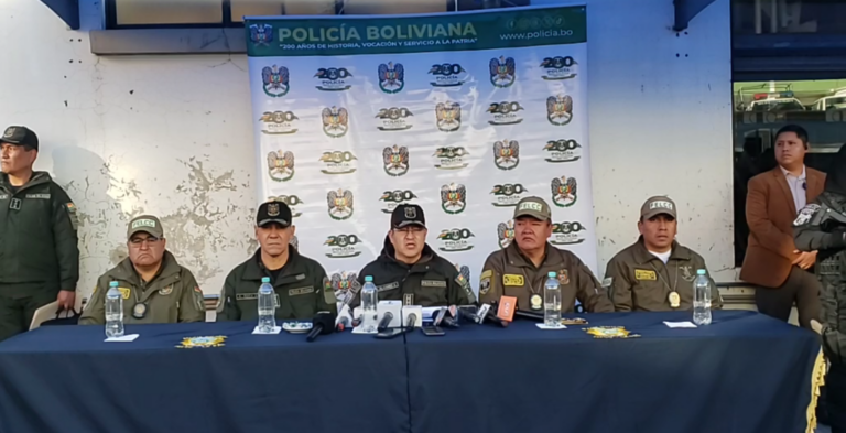 Desmantelan banda de delincuentes en La Paz vinculada a robo agravado