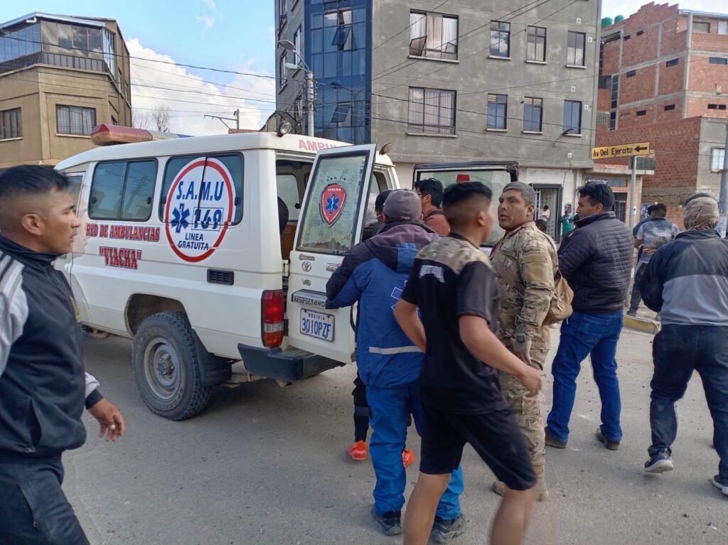 Explosión en unidad militar de Viacha deja 44 heridos