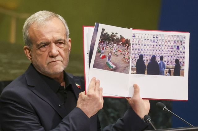 Pezeshkian denuncia terrorismo estadounidense e israelí en la ONU