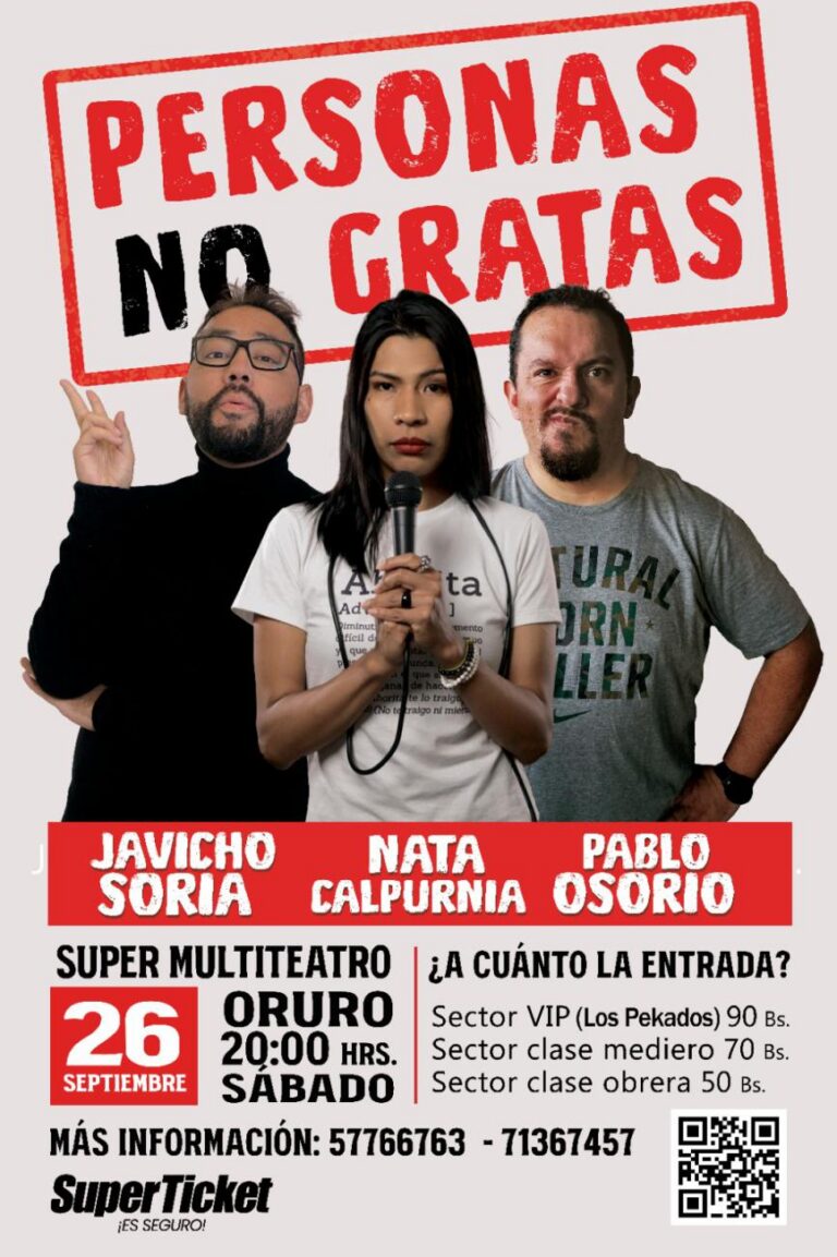 Risas a la vista: Comediantes bolivianos en Oruro