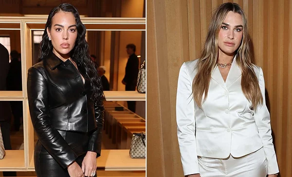 Georgina Rodríguez deslumbra en Milán junto a celebridades