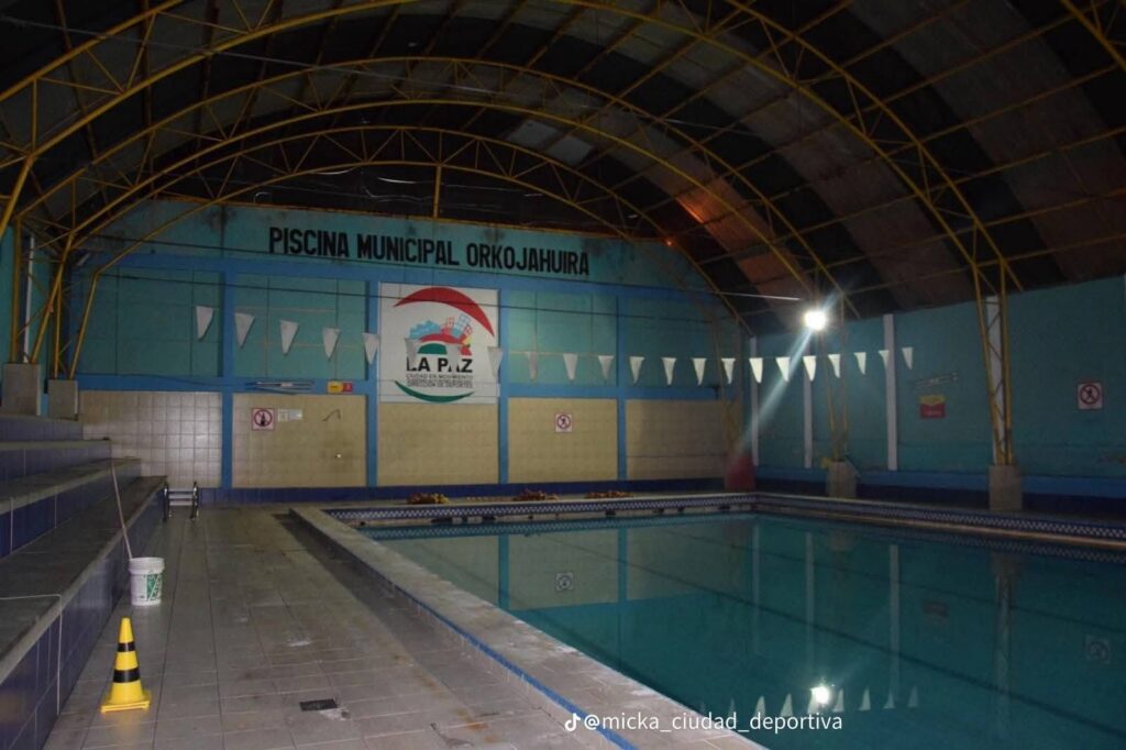 Avanza la reparación del caldero en la piscina Orkojahuira