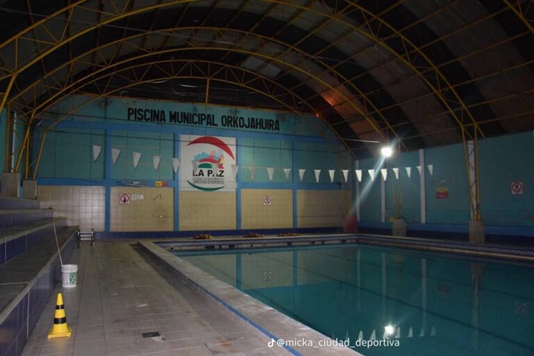 Avanza la reparación del caldero en la piscina Orkojahuira