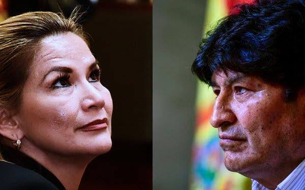 Áñez critica a Morales por su postura sobre el fallo de La Haya