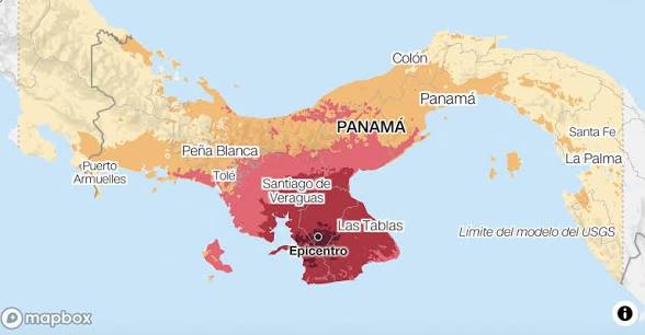 Terremoto de 7,7 grados sacude Panamá y genera preocupación en la región