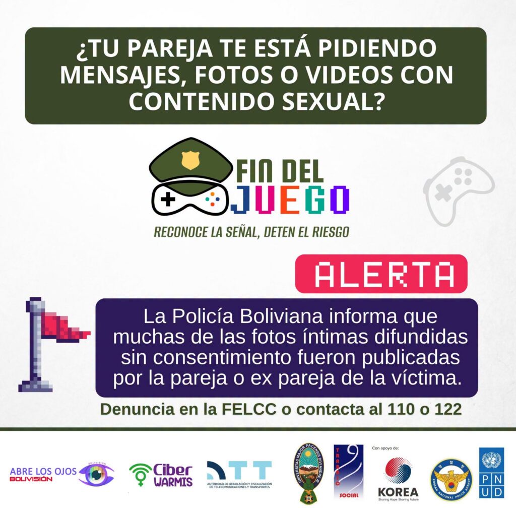 Campaña ‘Fin del Juego’ busca frenar la violencia digital en Bolivia