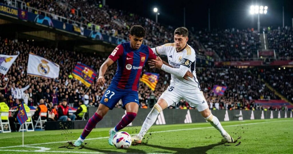El Clásico entre Barcelona y Real Madrid se vive con todo
