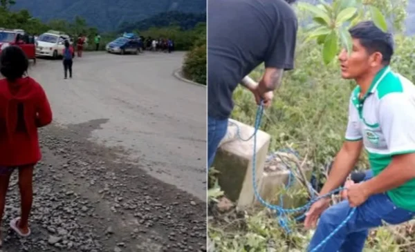 Accidente en Caranavi involucra a grupo musical