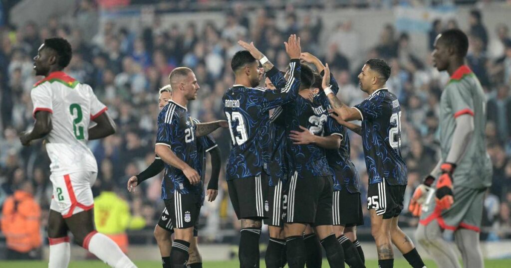 Argentina arrasa 7-0 a Burkina Faso en el último amistoso previo a la despedida de Messi