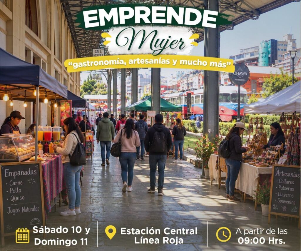 Feria de Emprendedoras y Encuentro de Charanguistas en Mi Teleférico