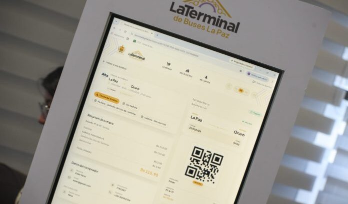 Nueva app de la Terminal de Buses en La Paz facilita compra de pasajes