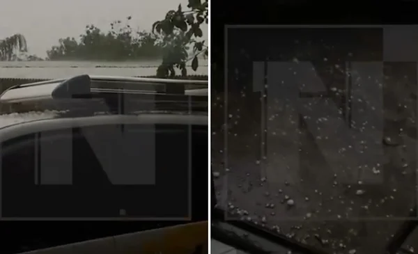 Mapiri sorprendido por intensa tormenta de granizo