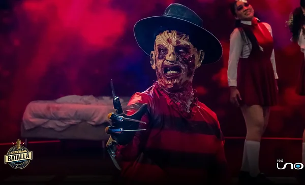Guery Sandoval no logró impresionar como Freddy Krueger en La Gran Batalla
