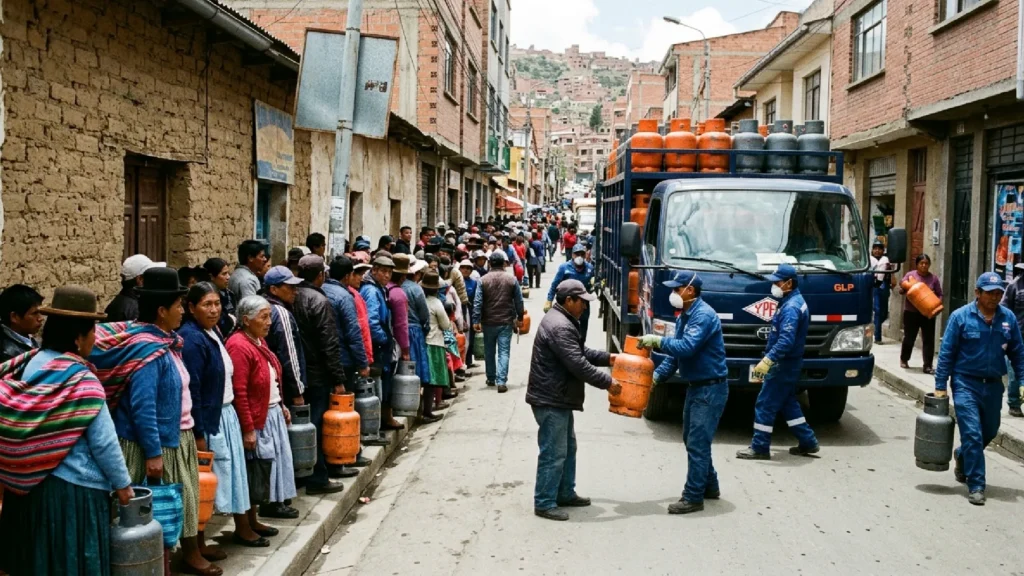 Crisis en la distribución de garrafas de gas: largas filas y denuncias de reventa
