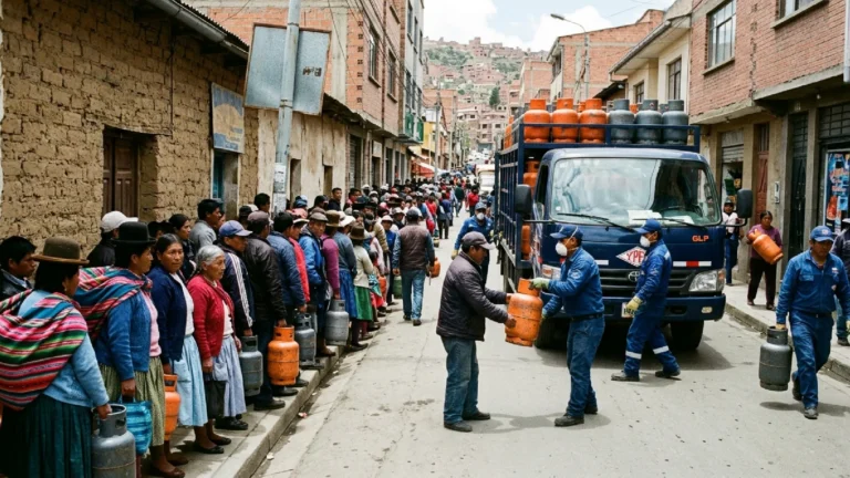 Crisis en la distribución de garrafas de gas: largas filas y denuncias de reventa