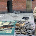 Intervención en mina ilegal revela arsenal de armas